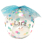 Personalisierter Bubble Ballon Geschenkballon Kristall Luftballon mit Text zum Geburtstag, Hochzeit oder zur Geburt ca 45 cm - diverse Motive